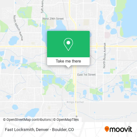 Fast Locksmith map