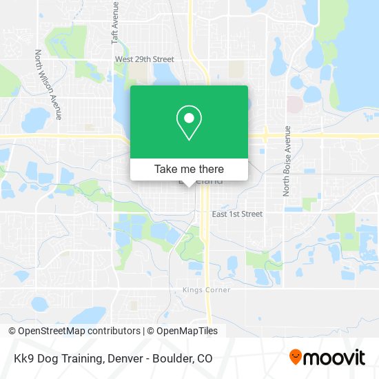 Mapa de Kk9 Dog Training