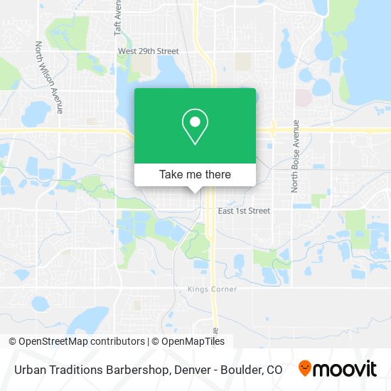 Mapa de Urban Traditions Barbershop