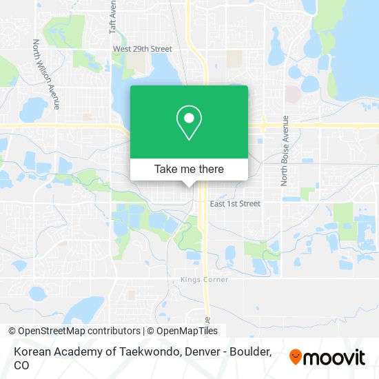 Mapa de Korean Academy of Taekwondo