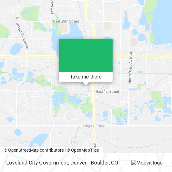 Mapa de Loveland City Government