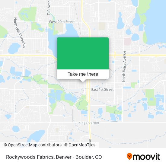Rockywoods Fabrics map