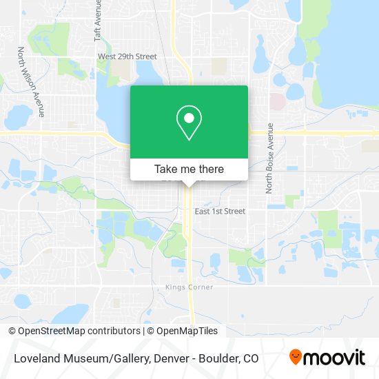 Loveland Museum/Gallery map