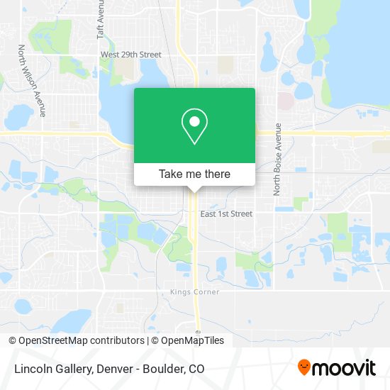 Lincoln Gallery map