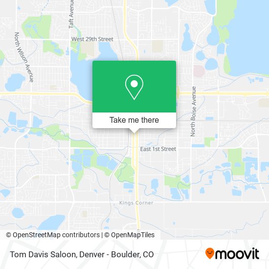 Mapa de Tom Davis Saloon