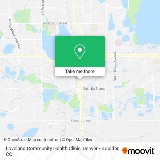 Loveland Community Health Clinic map