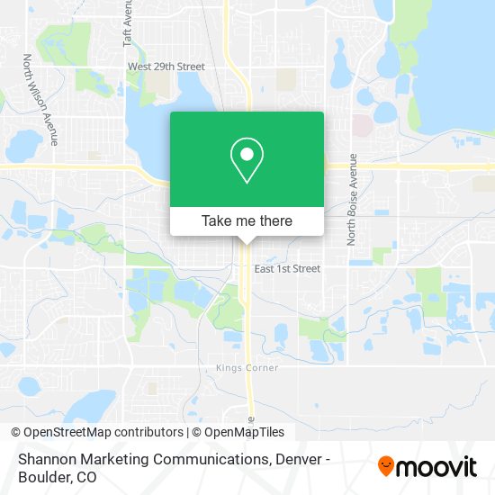 Shannon Marketing Communications map