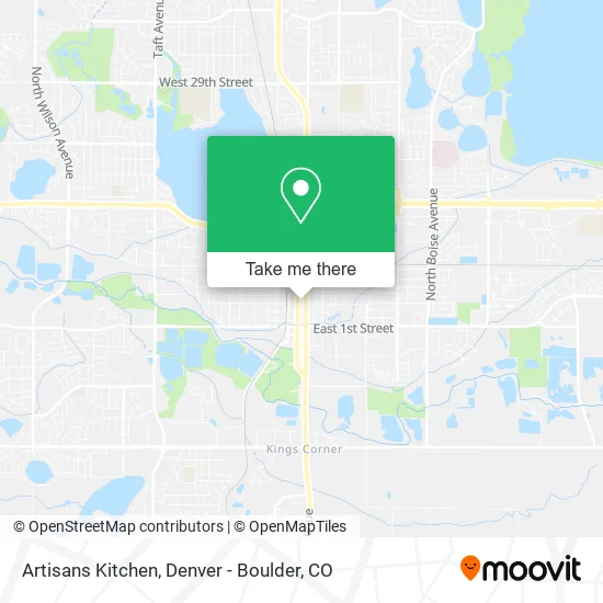 Artisans Kitchen map