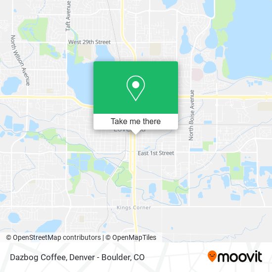 Dazbog Coffee map