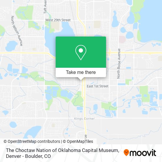 Mapa de The Choctaw Nation of Oklahoma Capital Museum