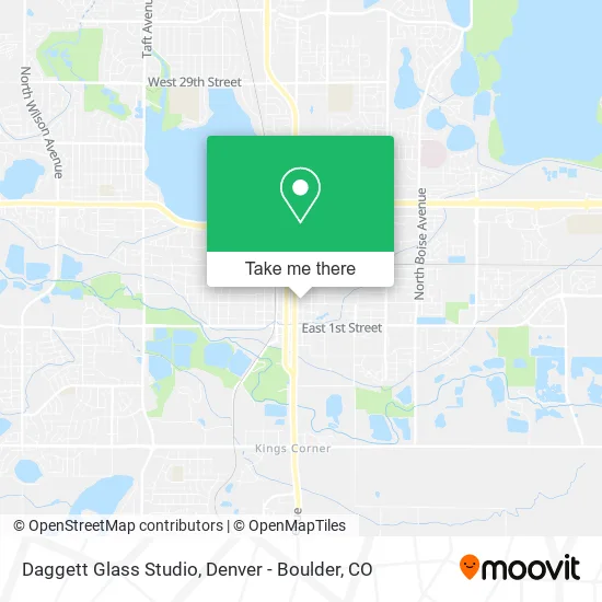 Daggett Glass Studio map