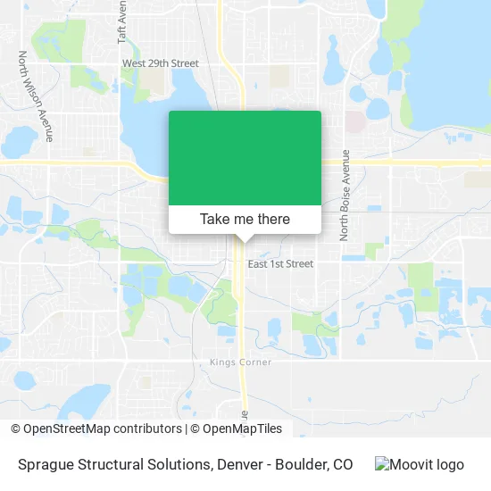 Sprague Structural Solutions map