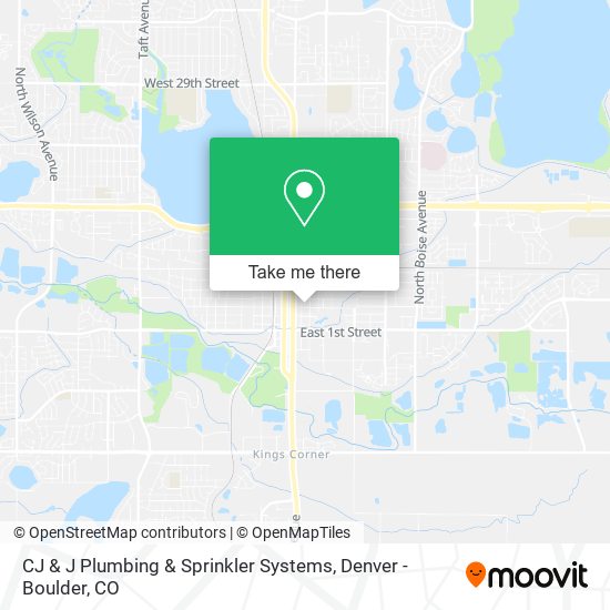 Mapa de CJ & J Plumbing & Sprinkler Systems
