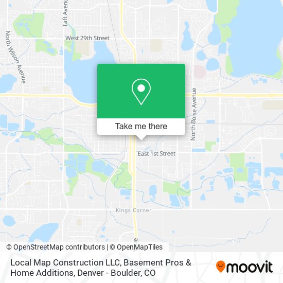 Local Map Construction LLC, Basement Pros & Home Additions map