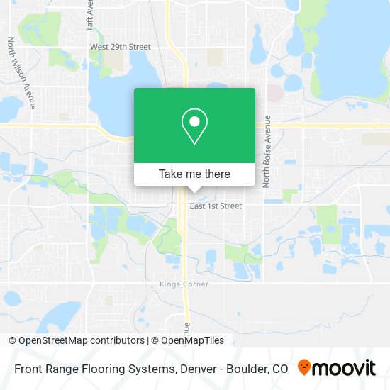 Front Range Flooring Systems map