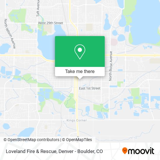 Loveland Fire & Rescue map
