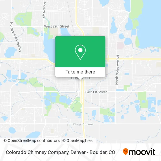 Colorado Chimney Company map