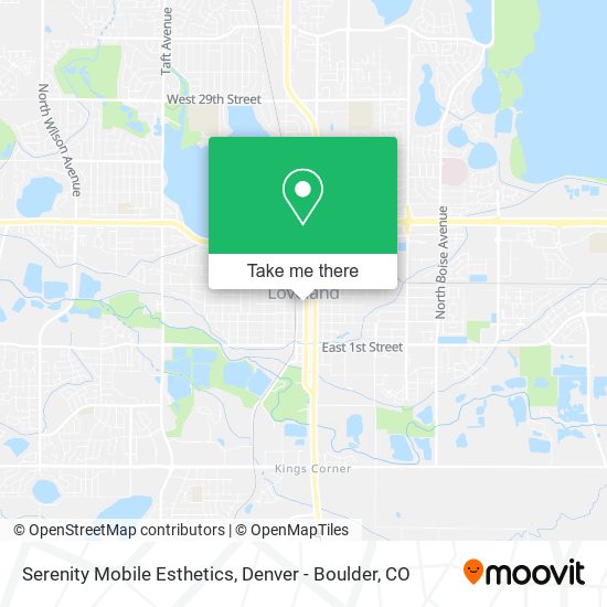 Serenity Mobile Esthetics map