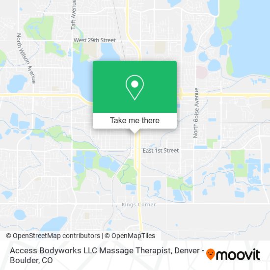 Access Bodyworks LLC Massage Therapist map
