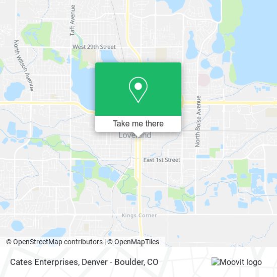 Cates Enterprises map