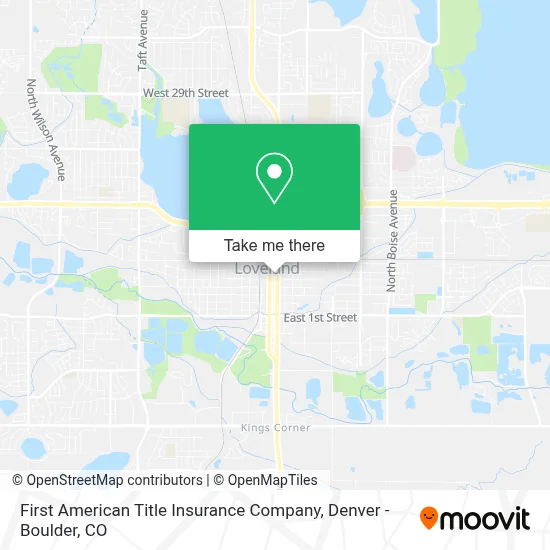 First American Title Insurance Company map