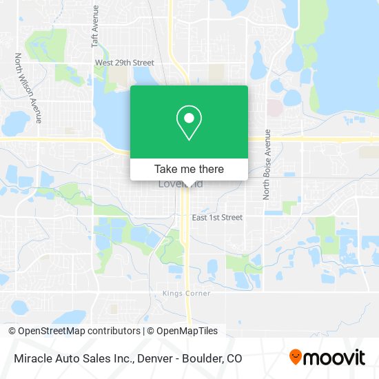Mapa de Miracle Auto Sales Inc.