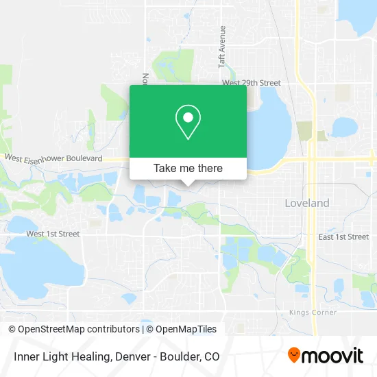 Inner Light Healing map