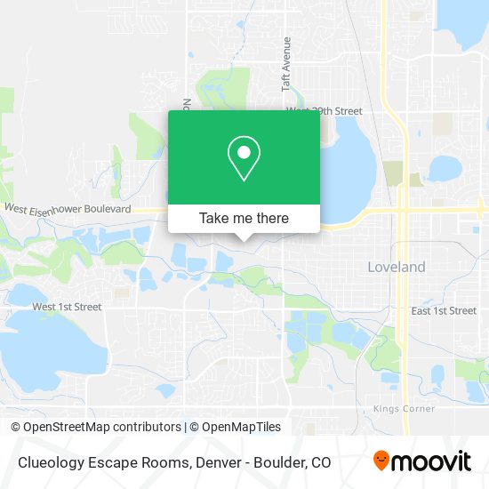 Clueology Escape Rooms map