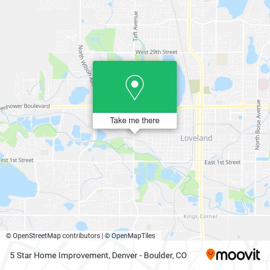 5 Star Home Improvement map