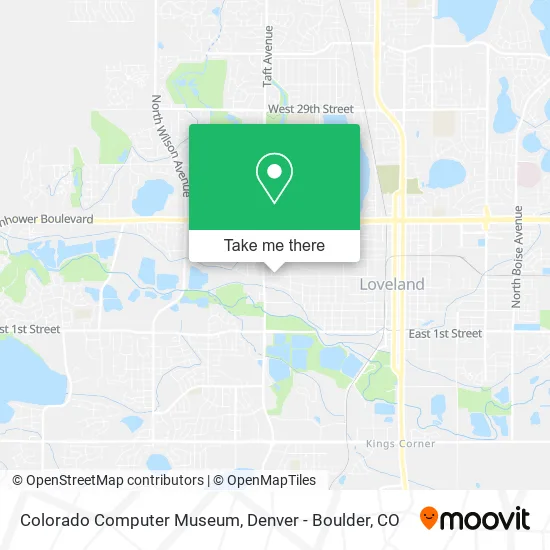 Colorado Computer Museum map