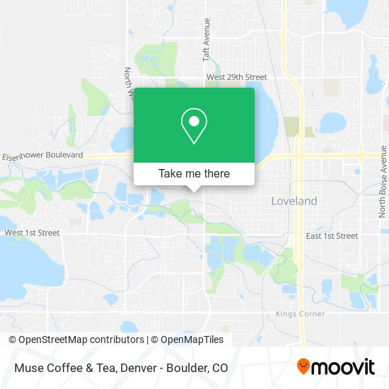 Mapa de Muse Coffee & Tea