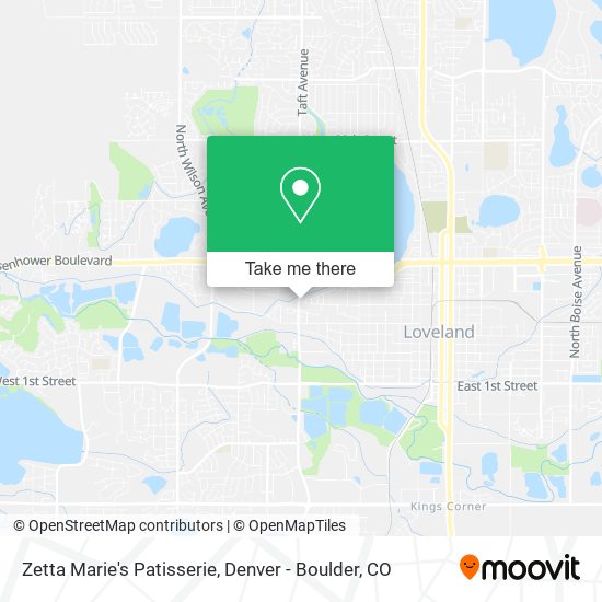 Mapa de Zetta Marie's Patisserie