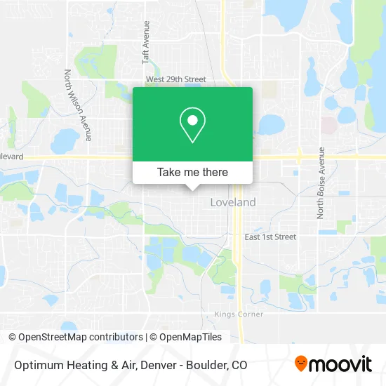 Optimum Heating & Air map