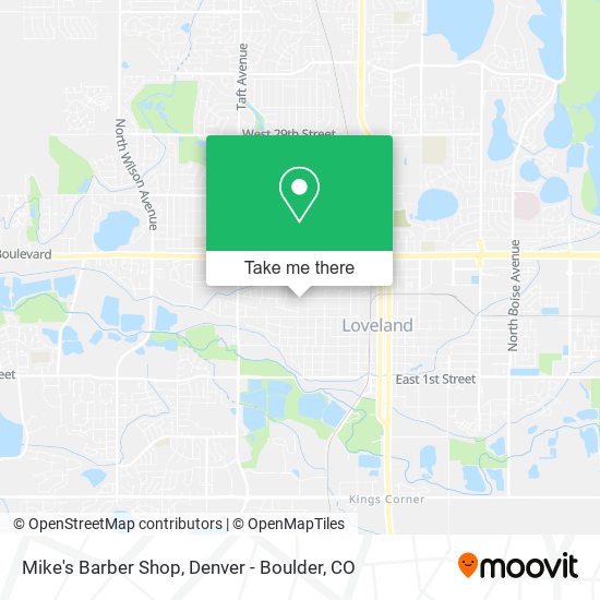 Mike's Barber Shop map