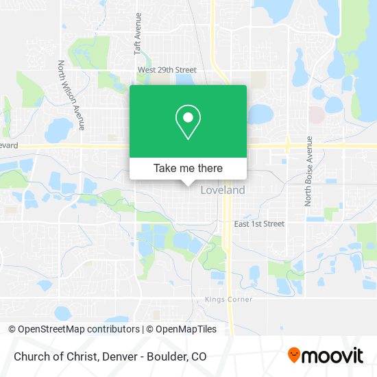 Mapa de Church of Christ