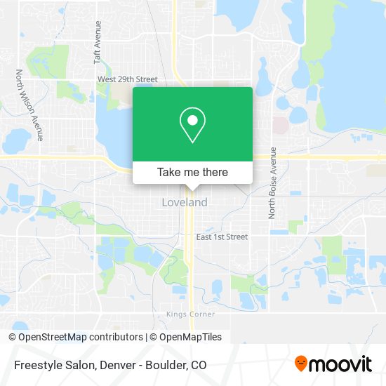 Freestyle Salon map