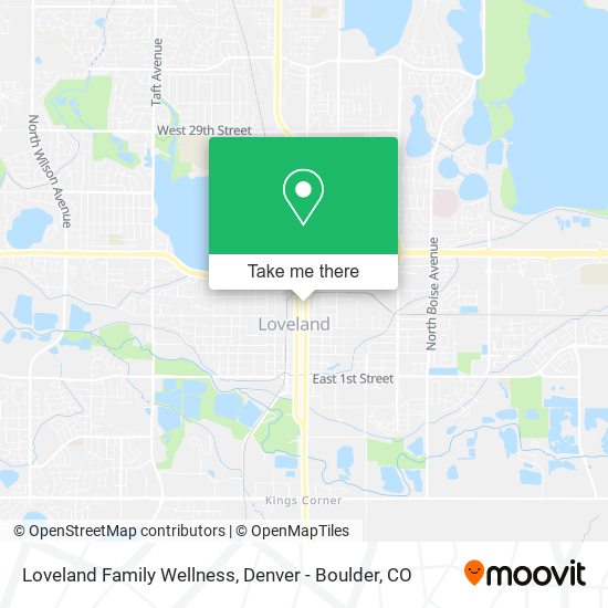Mapa de Loveland Family Wellness
