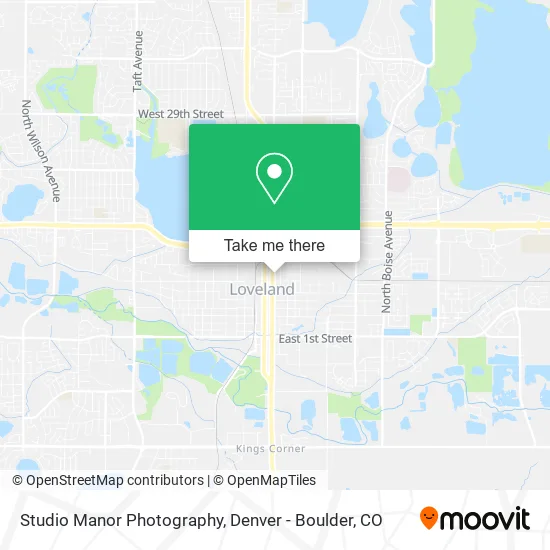 Studio Manor Photography map