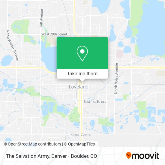 Mapa de The Salvation Army
