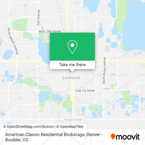 American Classic Residential Brokerage map