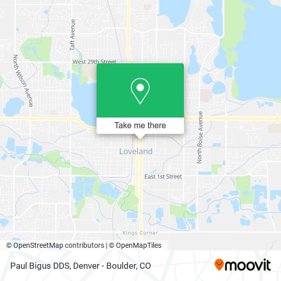 Paul Bigus DDS map
