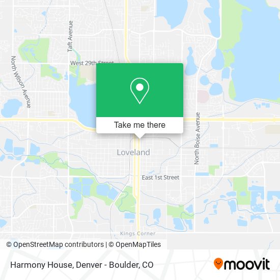 Harmony House map