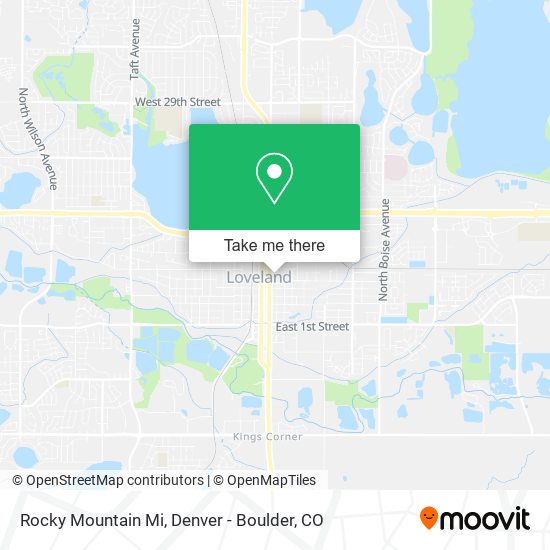 Rocky Mountain Mi map