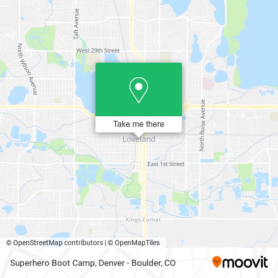 Superhero Boot Camp map