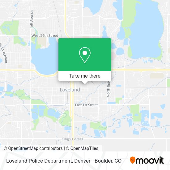 Loveland Police Department map
