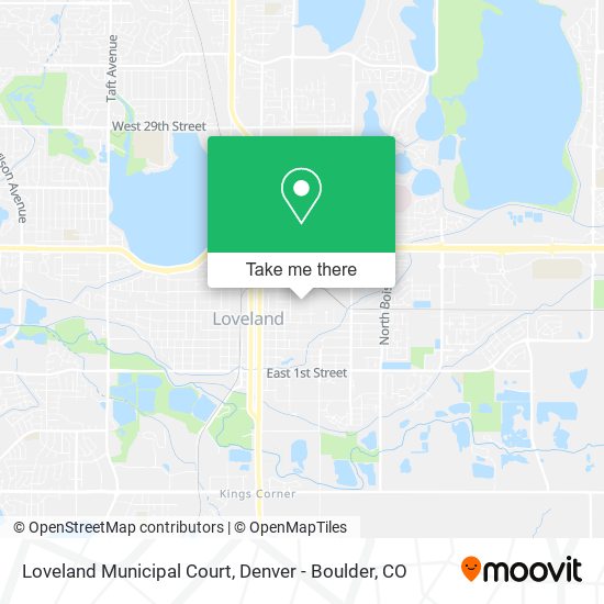 Mapa de Loveland Municipal Court