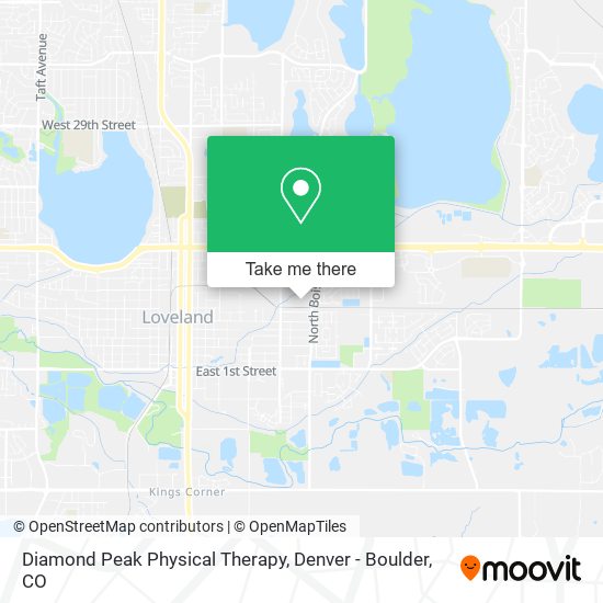 Mapa de Diamond Peak Physical Therapy