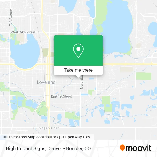 High Impact Signs map