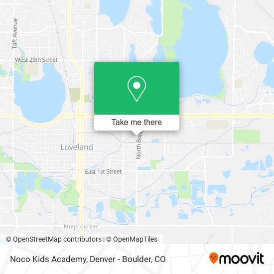 Noco Kids Academy map