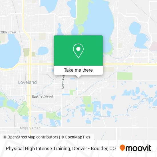 Physical High Intense Training map